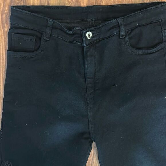 Dolce & Gabbana DG black stretch jeans ankle length high waisted size 32 vintage - Picture 4 of 6